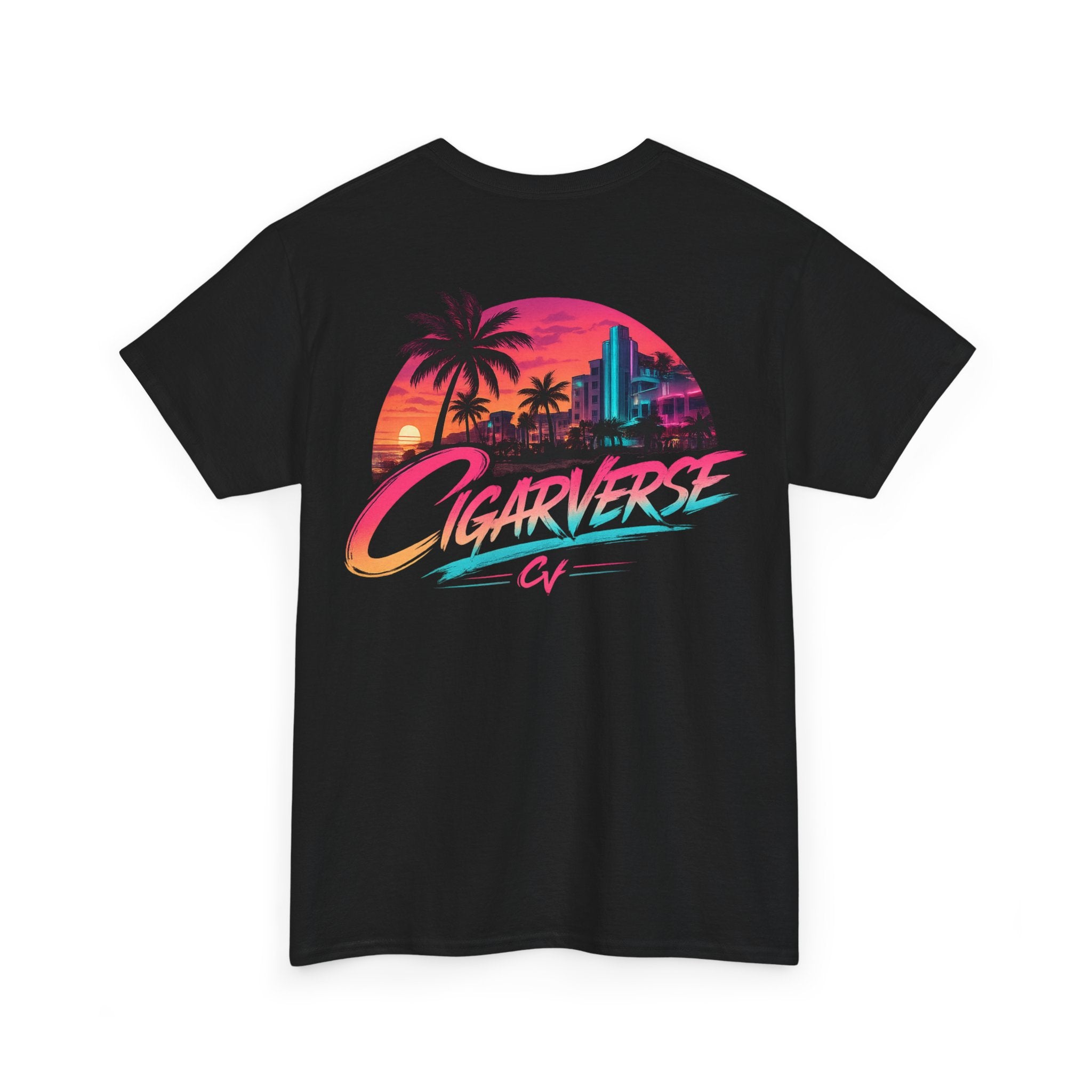 CIGARVERSE Unisex Retro Sunset T-Shirt