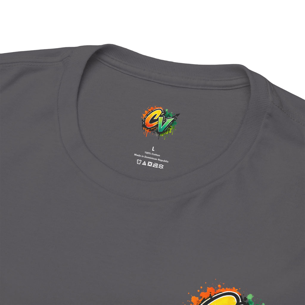 Graphic Tee — 'CigarVerse' Colorful Graffiti Logo T-Shirt