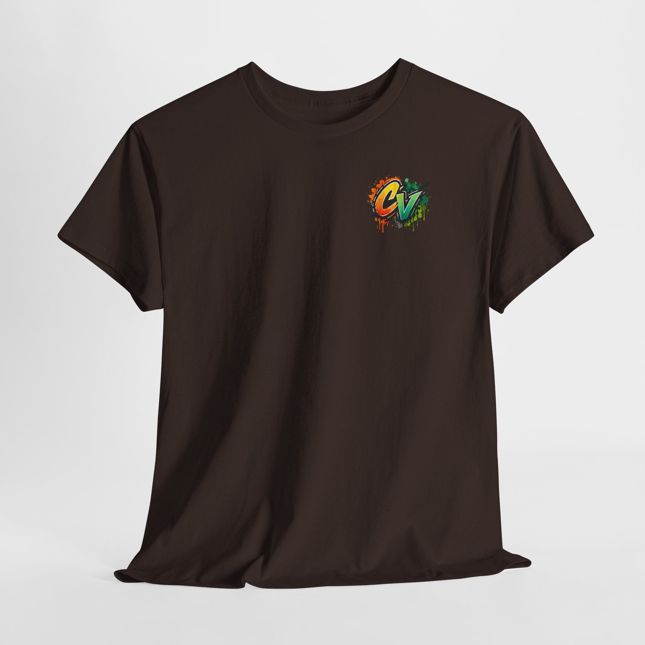 Graphic Tee — 'CigarVerse' Colorful Graffiti Logo T-Shirt