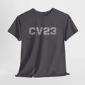 White CV23 Logo T-Shirt — Minimal Graphic Tee