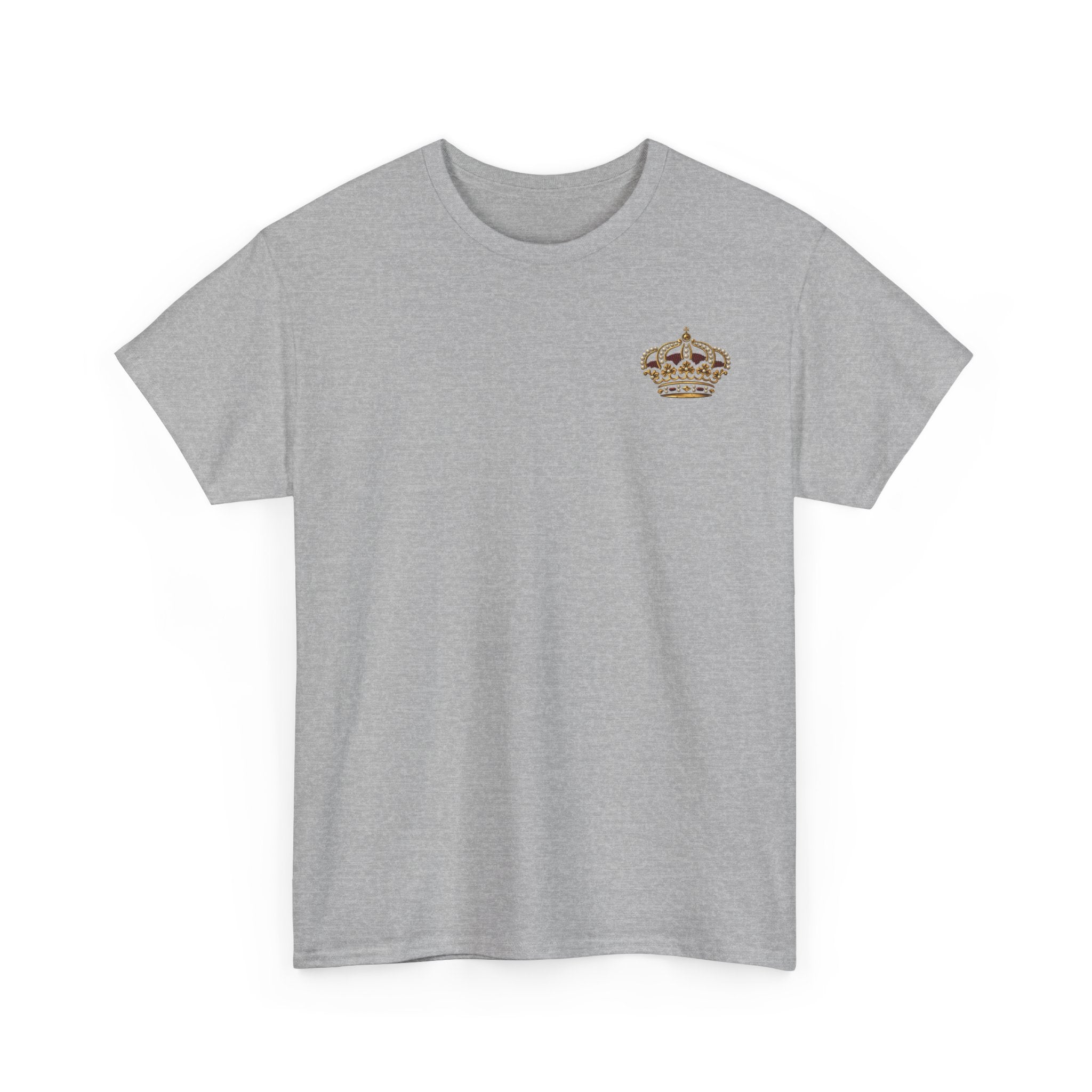 CigarVerse Crown T‑Shirt — Gold Crown Logo Tee for Cigar Lovers