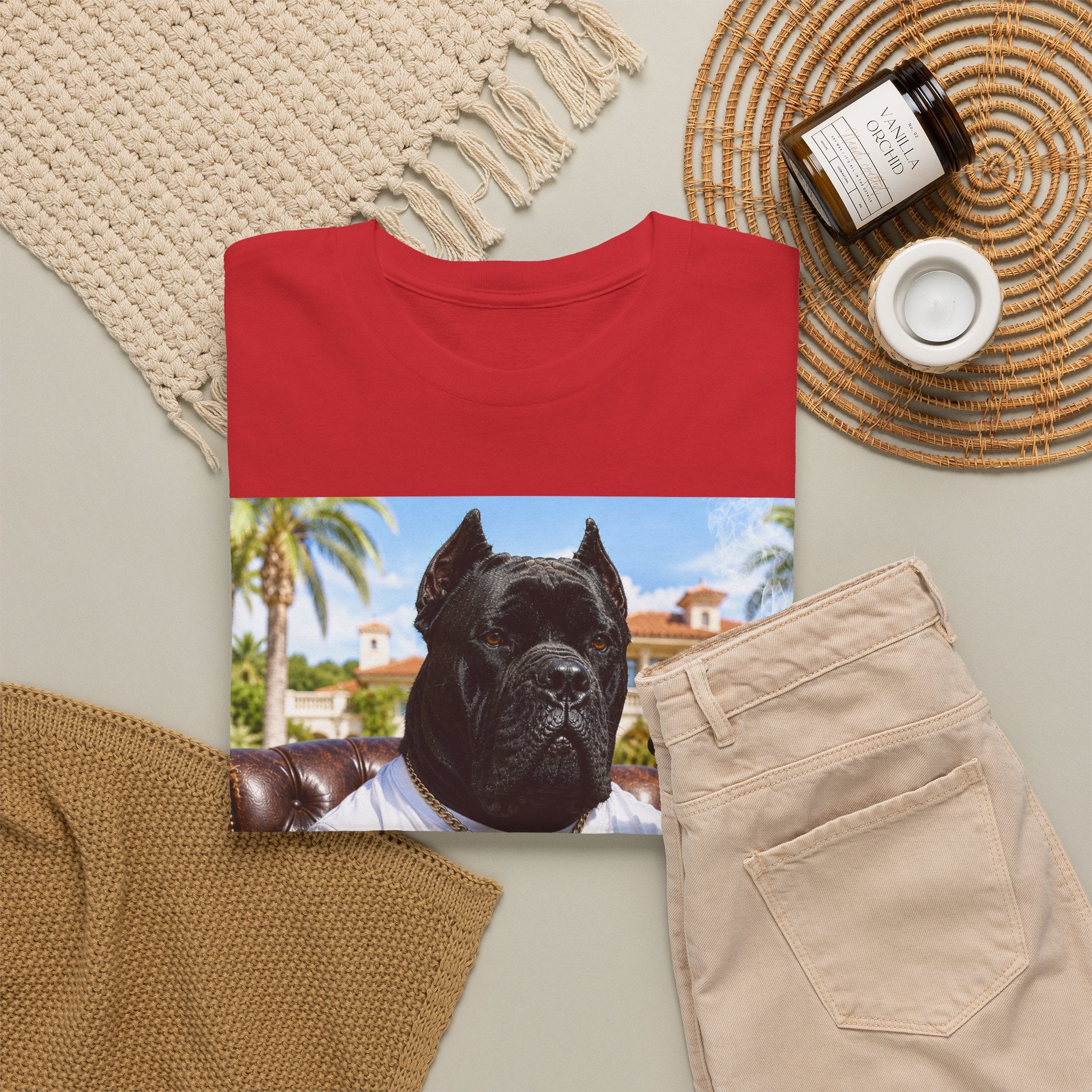 Cigarverse Graphic Tee — Vintage Smoker Dog Artwork