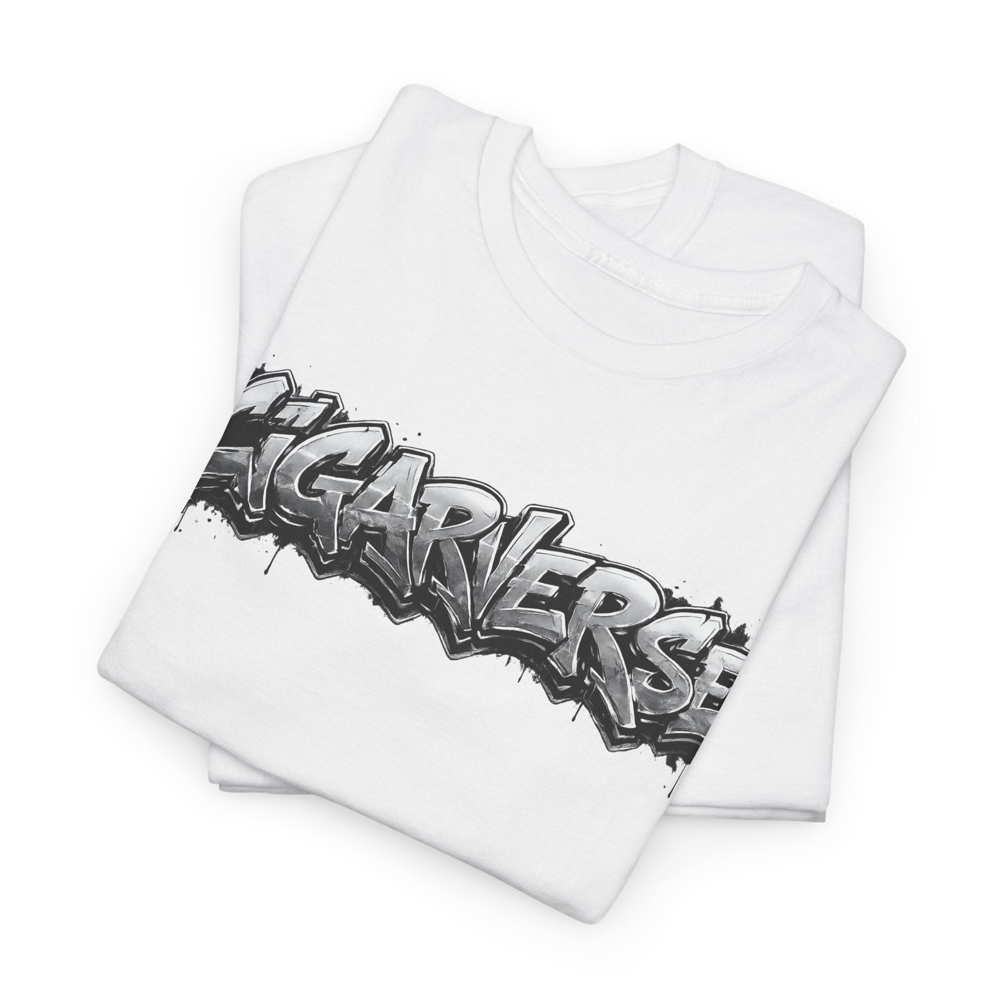 Unisex Graffiti Logo Tee — "Cigarverse" Streetwear T-Shirt
