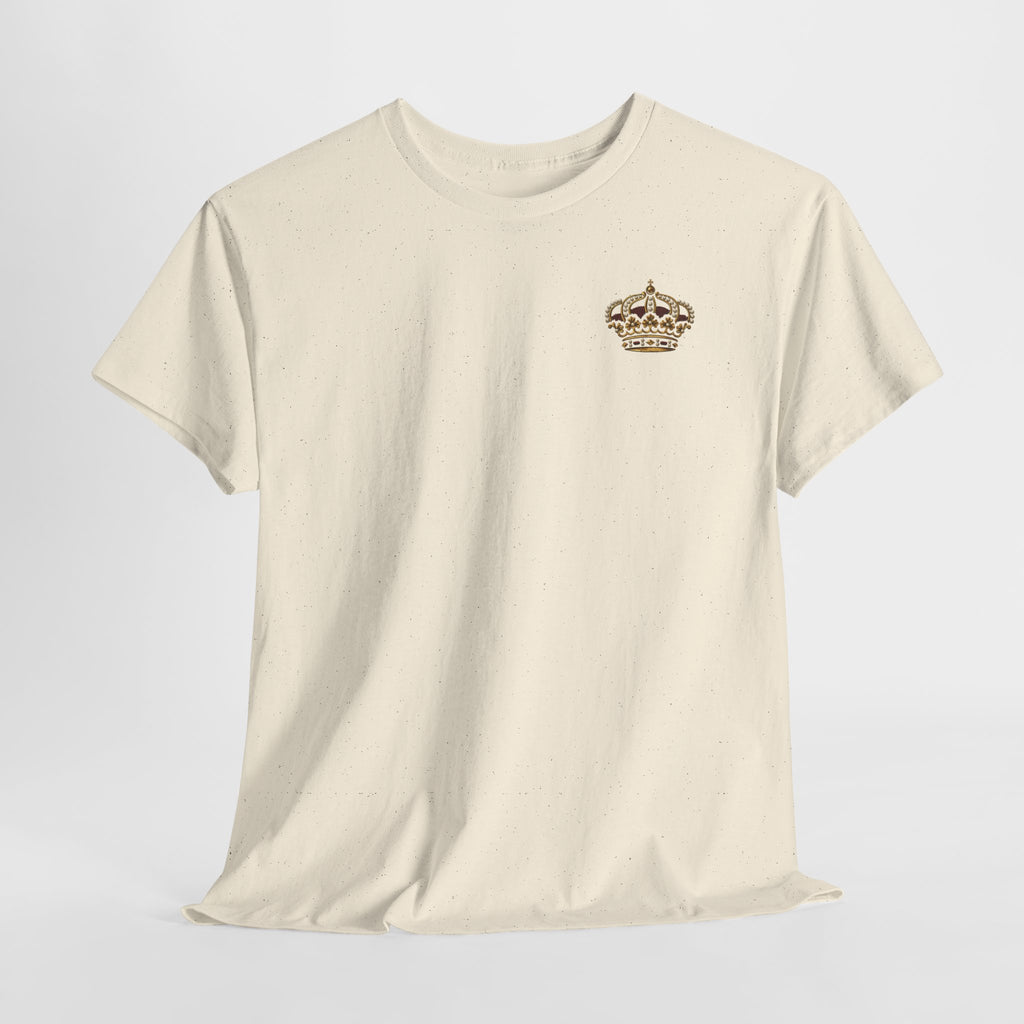 CigarVerse Crown T‑Shirt — Gold Crown Logo Tee for Cigar Lovers