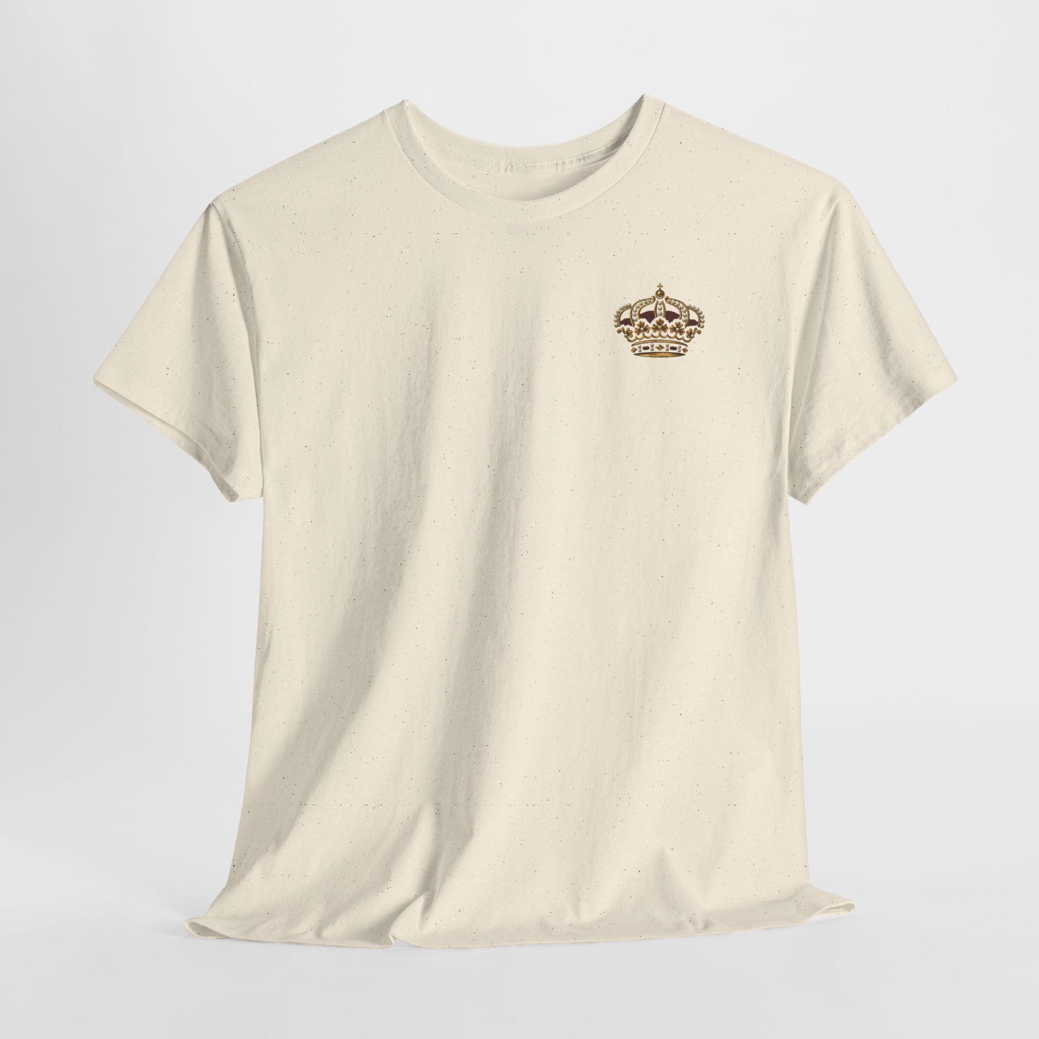 CigarVerse Crown T‑Shirt — Gold Crown Logo Tee for Cigar Lovers