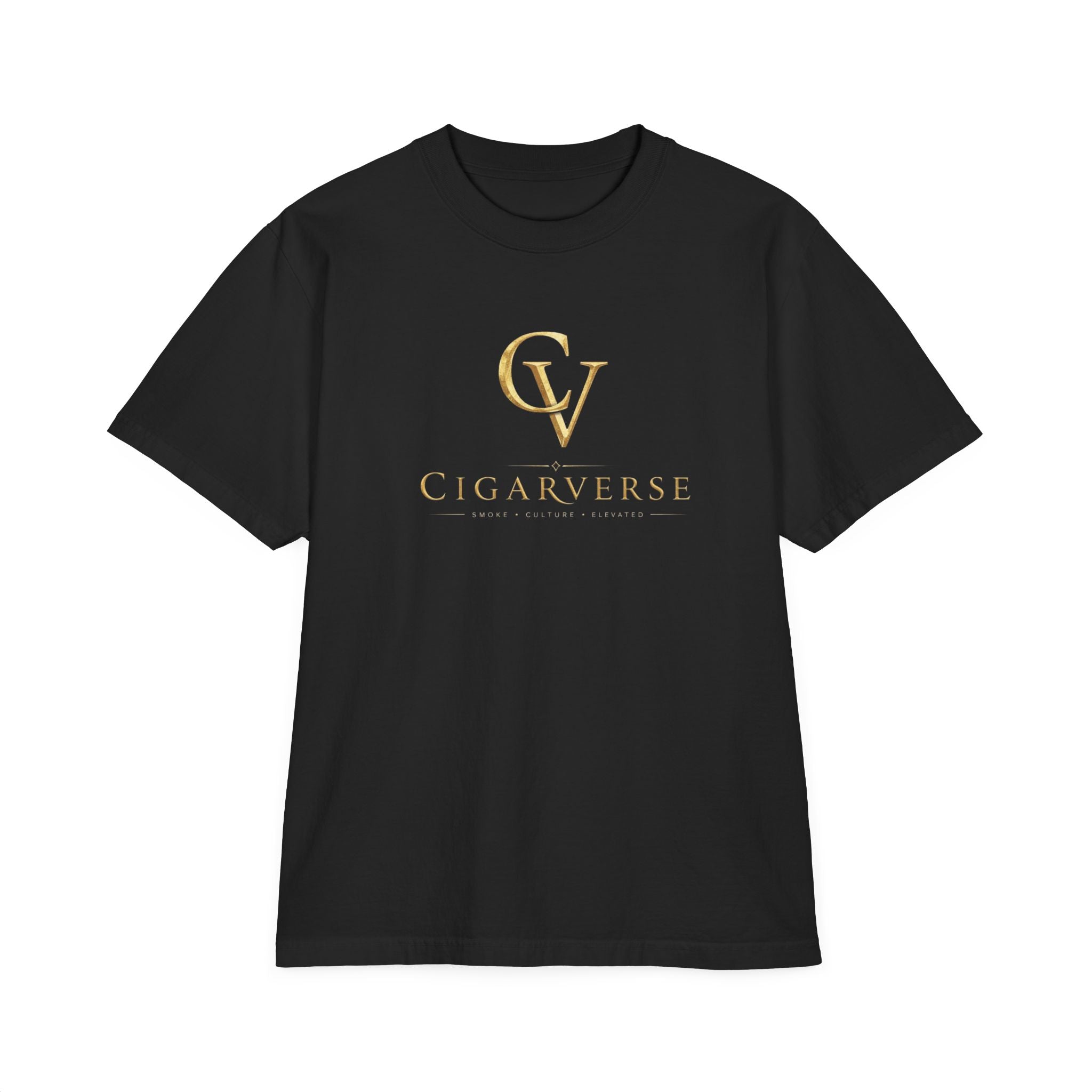 ULTRA PREMIUM HEAVYWEIGHT “Gold Logo” - Cigarverse T-Shirt