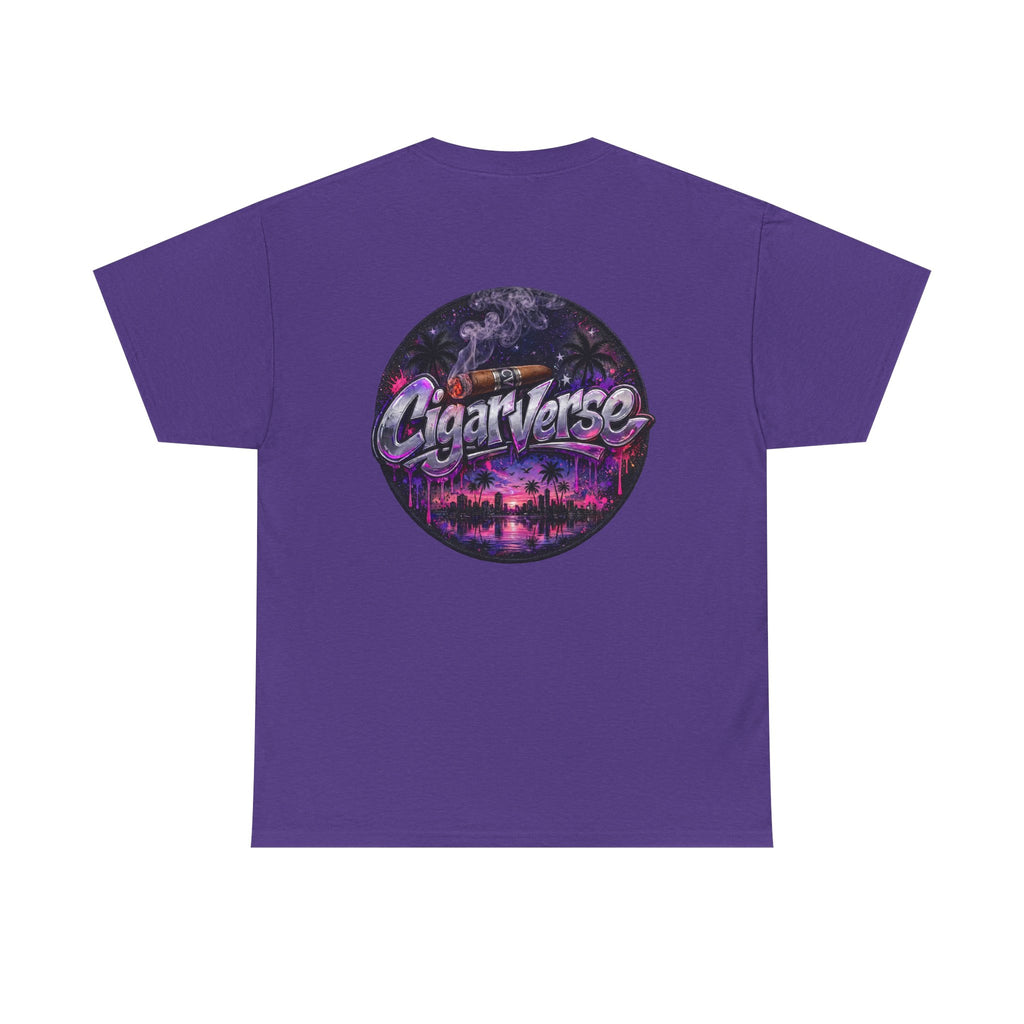 CigarVerse Retro Palm Sunset Tee