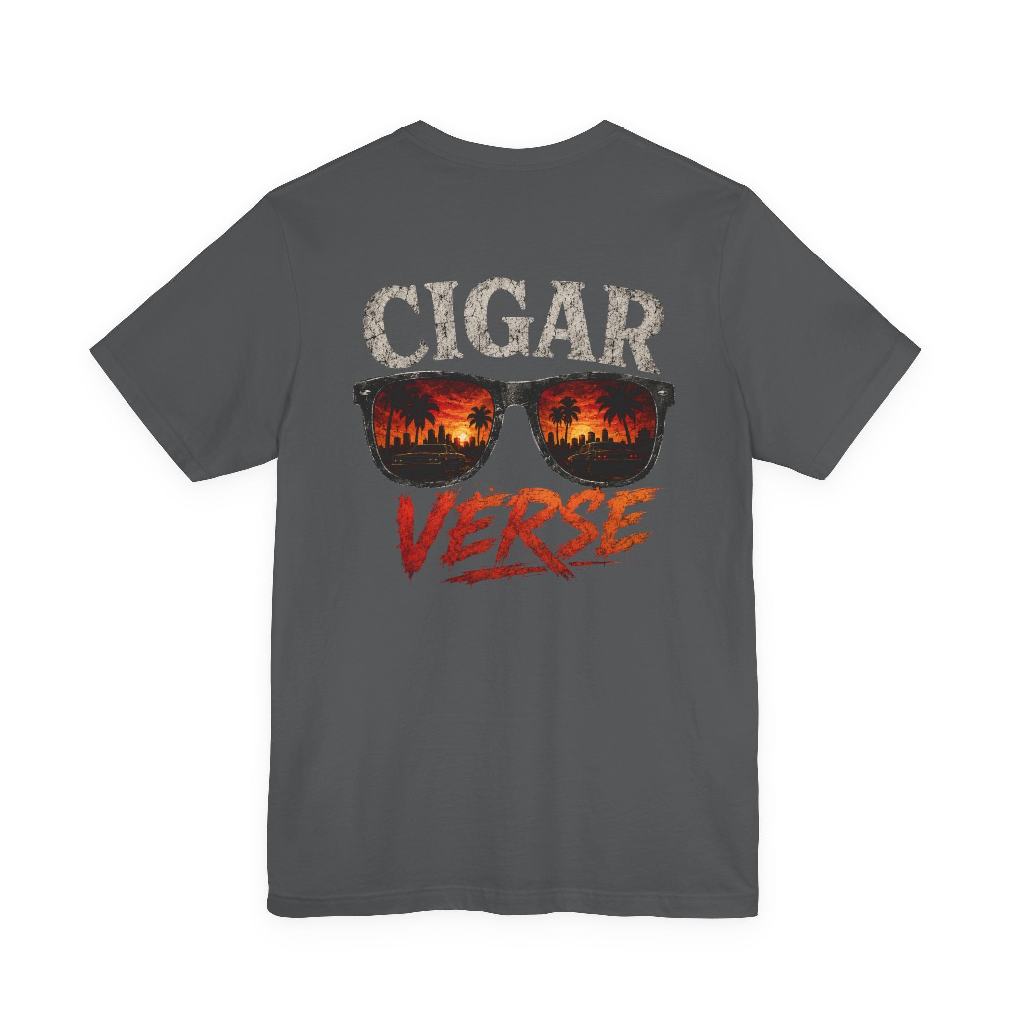 Cigar Verse T‑Shirt – Sunglasses Sunset Graphic Tee