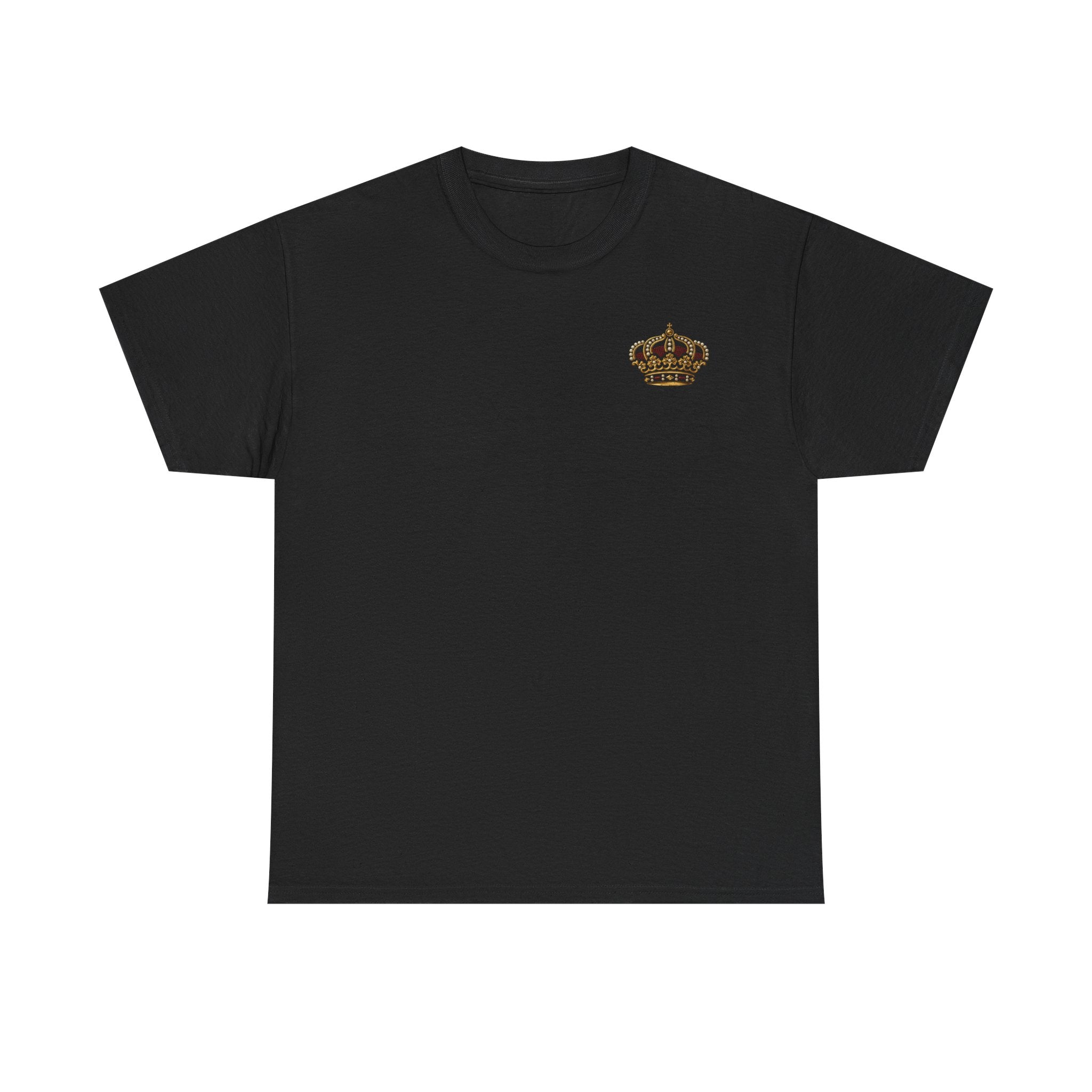 CigarVerse Crown T‑Shirt — Gold Crown Logo Tee for Cigar Lovers
