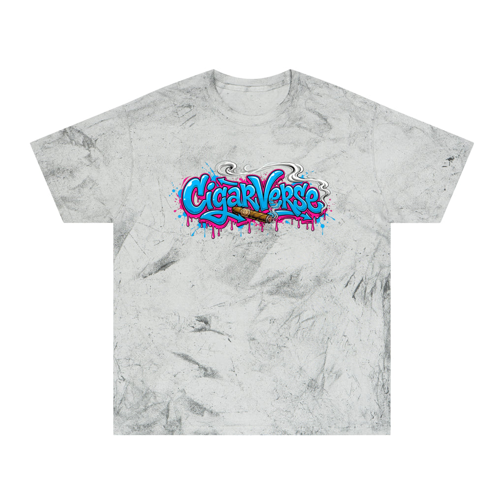 CigarVerse Graffiti Tee — Color Blast Streetwear T-Shirt